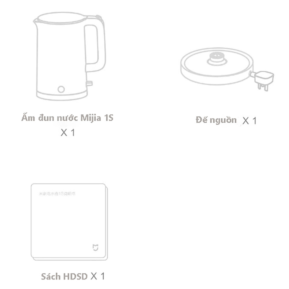 Ấm, bình đun nước Mijia 1S 1.7L MJDSH03YM