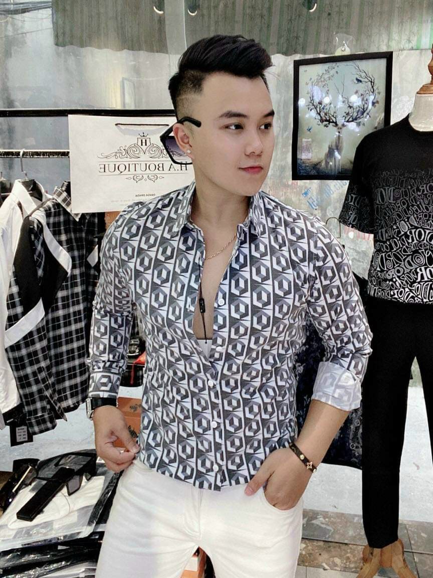 SƠMI NAM LỤA CAO CẤP HỌA TIẾT SANG TRỌNG