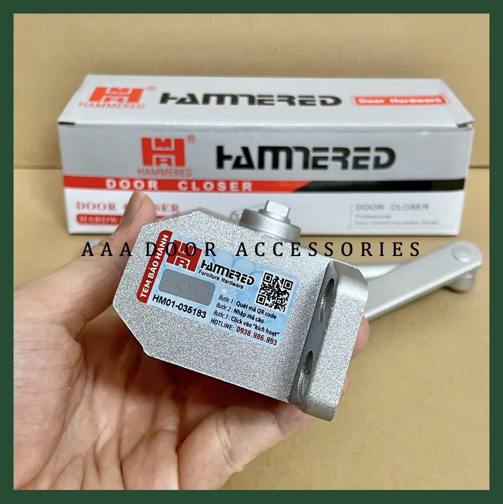 [Chính hãng] Tay đẩy hơi Hammered có dừng 90 độ (Tay co thuỷ lực/ cùi chỏ hơi) (40-65kg)