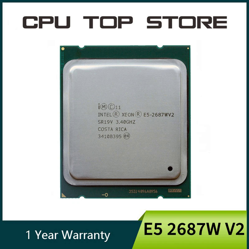 Sử dụng in xeon e5 2687w v2 bộ vi xử lý 3.4ghz 25m lga 2011 sr19v e5-2687w v2 cpu