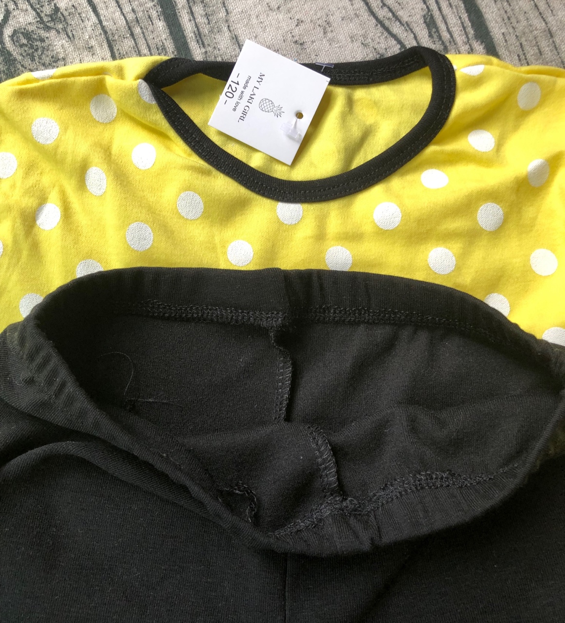 Đầm bé gái + quần legging từ 9kg - 18kg