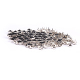 100Pcs Fashion 7mm DIY Spike Square Stud Rivet Punk Bag Belt Craft Silver - Intl