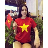 2 cờ cổ động cầm tay việt nam- cờ đỏ sao vàng