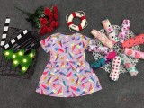 2 Váy cotton cho bé gái 8-9kg ( Mầu sắc bất kỳ)