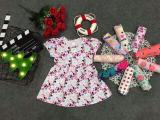 2 Váy cotton cho bé gái 9-11kg( Mầu sắc bất kỳ)