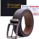 TH4121 - Dây nịt nam  lót nhung màu nâu