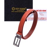 TH5130 - Thắt lưng nữ da bò  màu cam