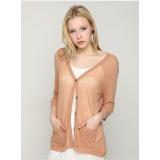 Lala Boutique /Thời trang nữ-Áo Cardigan (Kem)