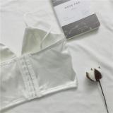 [HCM]Áo croptop hai dây cúp ngực Trắng