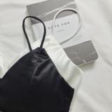[HCM]Áo croptop hai dây cúp ngực Trắng