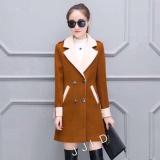 Áo Dạ Nữ Dáng Dài Cao Cấp FaviShop (Màu Vàng Bò)