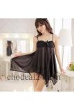 [HCM]Áo đầm ngủ quyến rũ Angel CDAN03 (Đen)