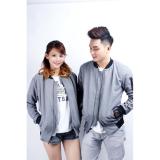 [HCM]Áo khoác bomber cho nam nữ B020 (Xám)