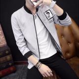 Áo khoác bomber nam jacket kaki 2 lớp