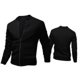 Áo khoác bomber nỉ -22 (Đen)