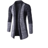 Áo Khoác Cardigan Form Dài Nam MS 2299(Xám Chì)