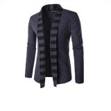 Áo Khoác Cardigan Phối Karo Ms 2301(Xám Chì)