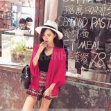 Aó khoác cardigan voan (Đỏ)