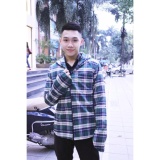 Áo khoác chống nắng 2 lớp kẻ caro nam Chipxinhxk