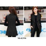 Áo khoác dạ ghi lê nữ kn96
