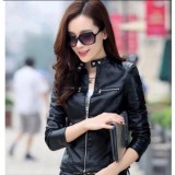 Áo Khoác Da Nữ ADN1 ( Màu Đen)