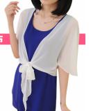 [HCM]Aó Khoác Ghile Cột Chifon (Trắng)
