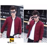 [HCM]Áo Khoác Kaki Nam Bomber Đỏ Cao Cấp - KK26