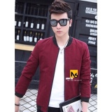 Áo khoác kaki nam bomber đỏ cao cấp - kk26