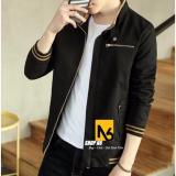 [HCM]Áo Khoác Kaki Nam Đen Phối Kéo Ngang Ngực Cao Cấp - KKA14