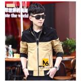 Áo Khoác Kaki Nam Phối Màu Kem Đen - AV09
