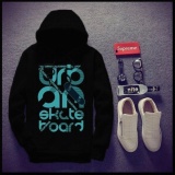 Áo Khoác Nam Hoodie Urban[Màu Đen]