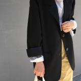 [HCM]Áo khoác vest Vintage màu đen