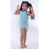 Áo kiểu bé gái Ugether UKID164 (Sọc đính hình dưa hấu)
