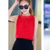 Aó Kiểu Cổ Tròn Nhúng Đỏ