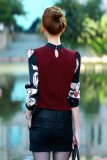 Áo kieu đính đá hoa tiết