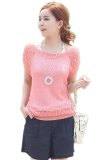 Áo len cánh dơi dệt kim hình thoi NhanhMua 2746 (Hồng)