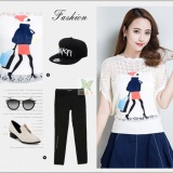 Áo Len Cánh Dơi Thêu Xinh Xắn ALN010A (Hình ngẫu nhiên)