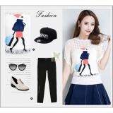 Áo Len Cánh Dơi Thêu Xinh Xắn ALN010B Mũ Xinh