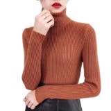 Áo LEN TƠ cổ lọ  siêu mềm ấm Chipxinhxk (trắng)