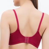 Áo Lót Boya 3 Móc Trơn - Màu Đỏ - 003T