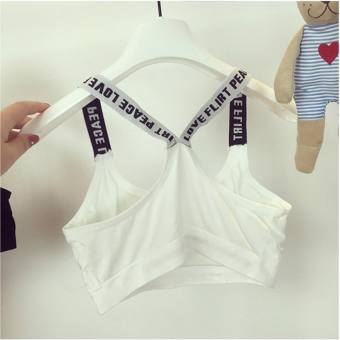 ÁO LÓT GYM THỂ THAO 2 DÂY CHÉO (ĐEN & TRẮNG)