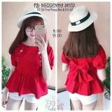 Áo peplum đính hoa siêu xinh AT149 (trắng)