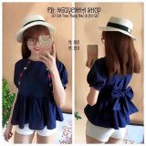 Áo peplum nữ đính hoa siêu xinh AT149