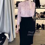 Aó ren công sở tay lỡ thời trang ( trắng)