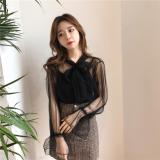 Áo ren thắt nơ tiểu thư BERI