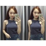 [HCM]Áo thun croptop sát nách nữ vải mịn