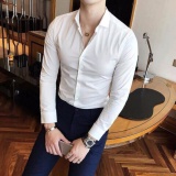 Áo Sơ Mi Body Nam Hàn Quốc - vải lụa không nhăn
