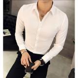 Áo sơ mi nam  body TITISHOPVN SM304 (Trắng)
