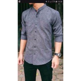 Áo Sơ Mi Nam Cổ Tàu  Cao Cấp - Hình Thât