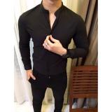 Áo sơ mi nam cổ trụ cao cấp